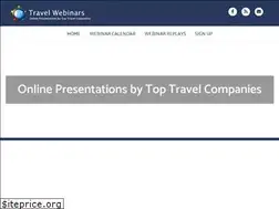 Sites similar to travelwebinars.com