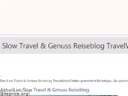 Sites similar to travelworldonline.de