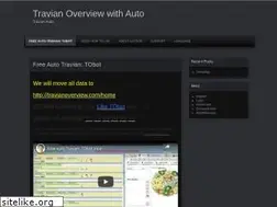 Sites similar to travianoverview.wordpress.com