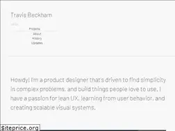 Sites similar to travisbeckham.com