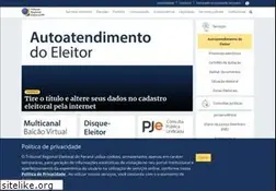 Sites similar to tre-pr.jus.br