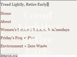 Sites similar to treadlightlyretireearly.com