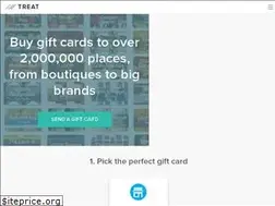Sites similar to treatgiftcards.com