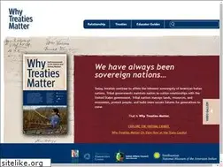 Sites similar to treatiesmatter.org