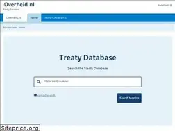 Sites similar to treatydatabase.overheid.nl