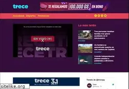Sites similar to trece.com.py