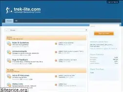 Sites similar to trek-lite.com