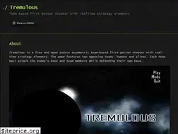 Sites similar to tremulous.net