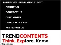 Sites similar to trendcontents.com