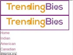 Sites similar to trendingbios.com
