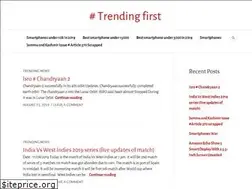 Sites similar to trendingfirst.wordpress.com