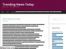 Sites similar to trendingnews.today