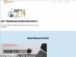 Sites similar to trendingnewsm.com