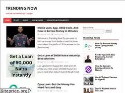 Sites similar to trendingnow.ng