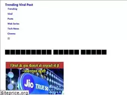 Sites similar to trendingviralpost.com