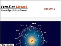 Sites similar to trendlerlistesi.com