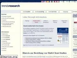 Sites similar to trendresearch.de