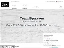 Sites similar to trendspa.com
