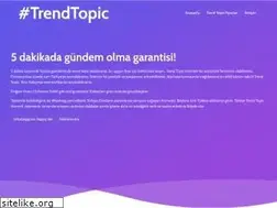 Sites similar to trendtopicsatinalmak.com