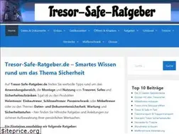 Sites similar to tresor-safe-ratgeber.de