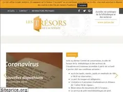 Sites similar to tresorsdelacademie.be