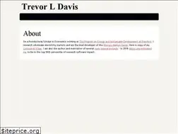 Sites similar to trevorldavis.com