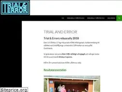 Sites similar to trialanderror.nu
