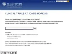 Sites similar to trials.johnshopkins.edu