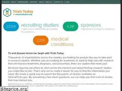 Sites similar to trialstoday.org