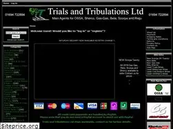 Sites similar to trialstribulations.net