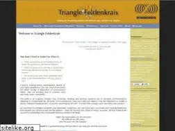 Sites similar to trianglefeldenkrais.com