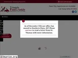 Sites similar to trianglefoot.com