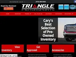 Sites similar to trianglemotorsports.com