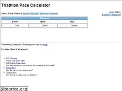 Sites similar to triathloncalculators.com