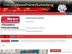 Sites similar to tribratanewspolressumedang.com