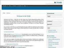 Sites similar to tricki.org