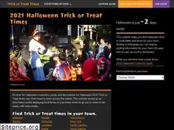 Sites similar to trickortreattimes.com