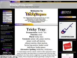 Sites similar to trickytray.com