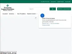 Sites similar to tricountysurgical.com
