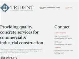 Sites similar to tridentconcrete.com