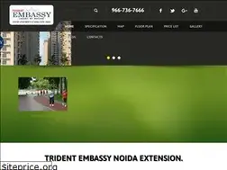Sites similar to tridentembassynoidaextension.in