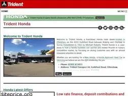 Sites similar to tridenthonda.co.uk