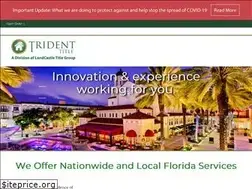 Sites similar to tridenttitle.com