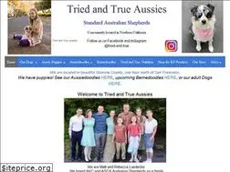 Sites similar to triedandtrueaussies.com