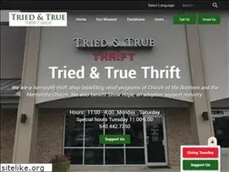 Sites similar to triedandtruethrift.org