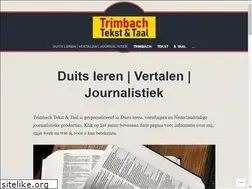 Sites similar to trimbachtekstentaal.nl