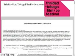Sites similar to trinidadandtobagofilmfestival.com