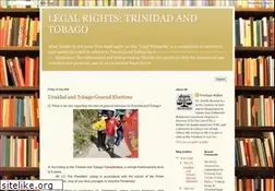 Sites similar to trinidadandtobagolegalrights.blogspot.com