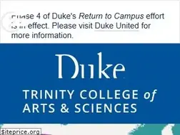 Sites similar to trinity.duke.edu