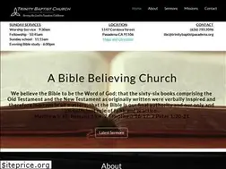 Sites similar to trinitybaptistpasadena.org